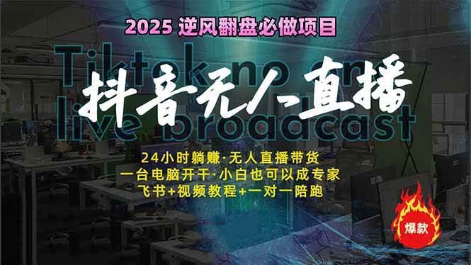 （14539期）抖音无人直播新风口：轻松实现睡后收入，一人管理多设备，24小时不间断...